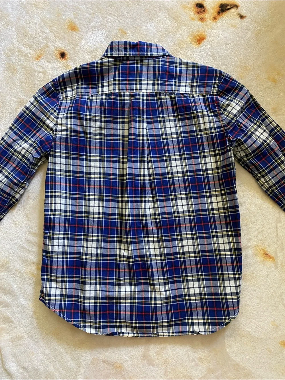 Like New! Ralph Lauren Plaid Long Sleeve Button Down, Boys 7
